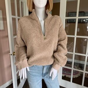 𝟐𝟖 Calvin Klein Fleece Zip Pullover Sweatshirt